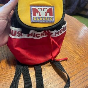Vintage Disney Mickey Mouse Mickey Unlimited Embroidered Backpack